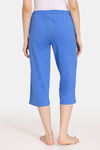 Rosaline Rural Charm Knit Cotton Capri (Pack of 2) - Red Blue — thumbnail 4